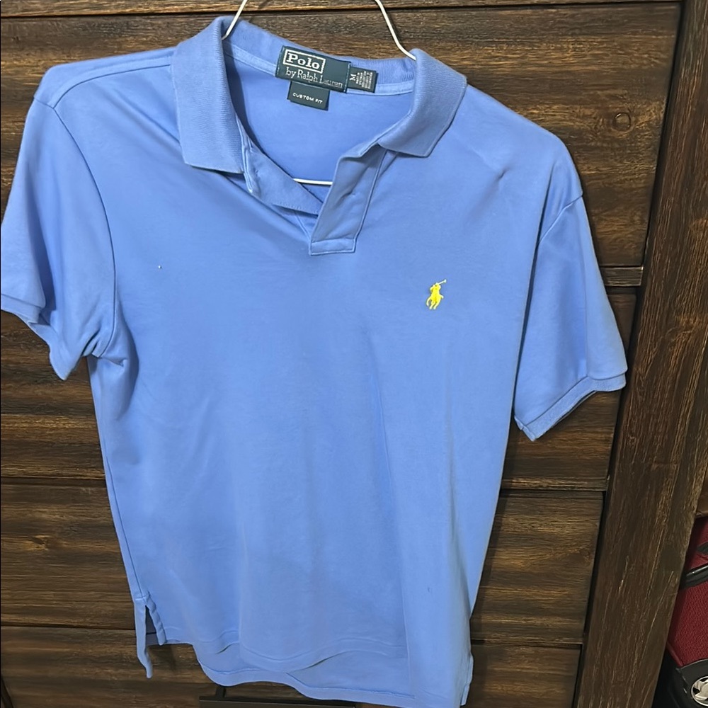 Polo by Ralph Lauren Men's Blue Polo Shirt